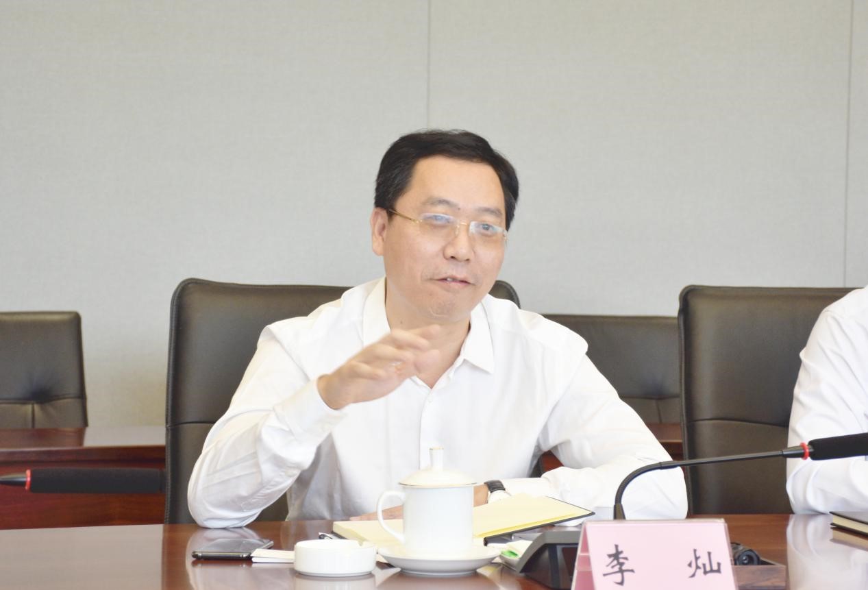 李灿带队拜访成都市政府副秘书长,东部新区党工委书记张瑛