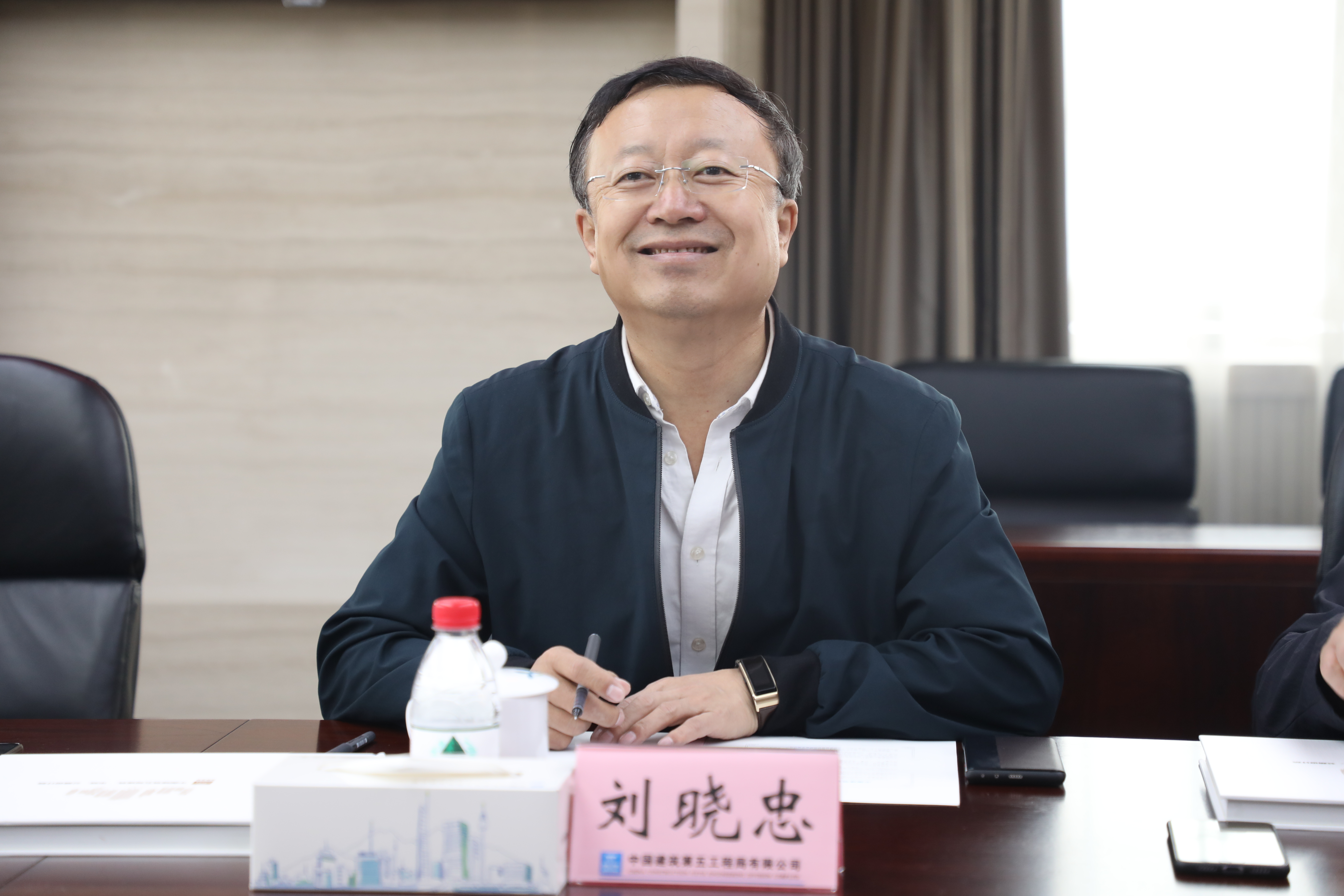 辽宁省阜新市自然资源局副局长刘晓忠到中建五局调研设计管理业务