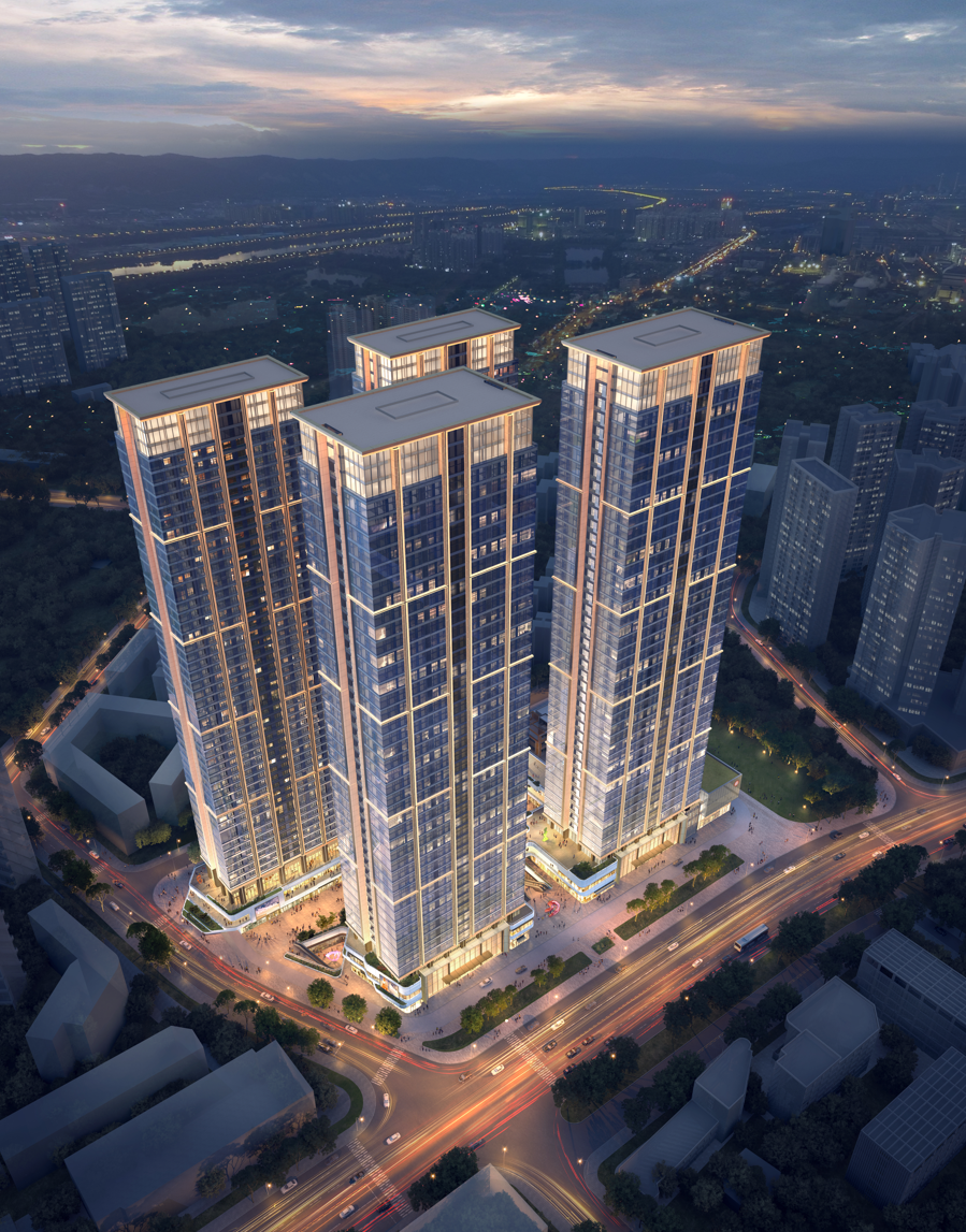 中建五局中标深圳柏悦湾商务中心项目