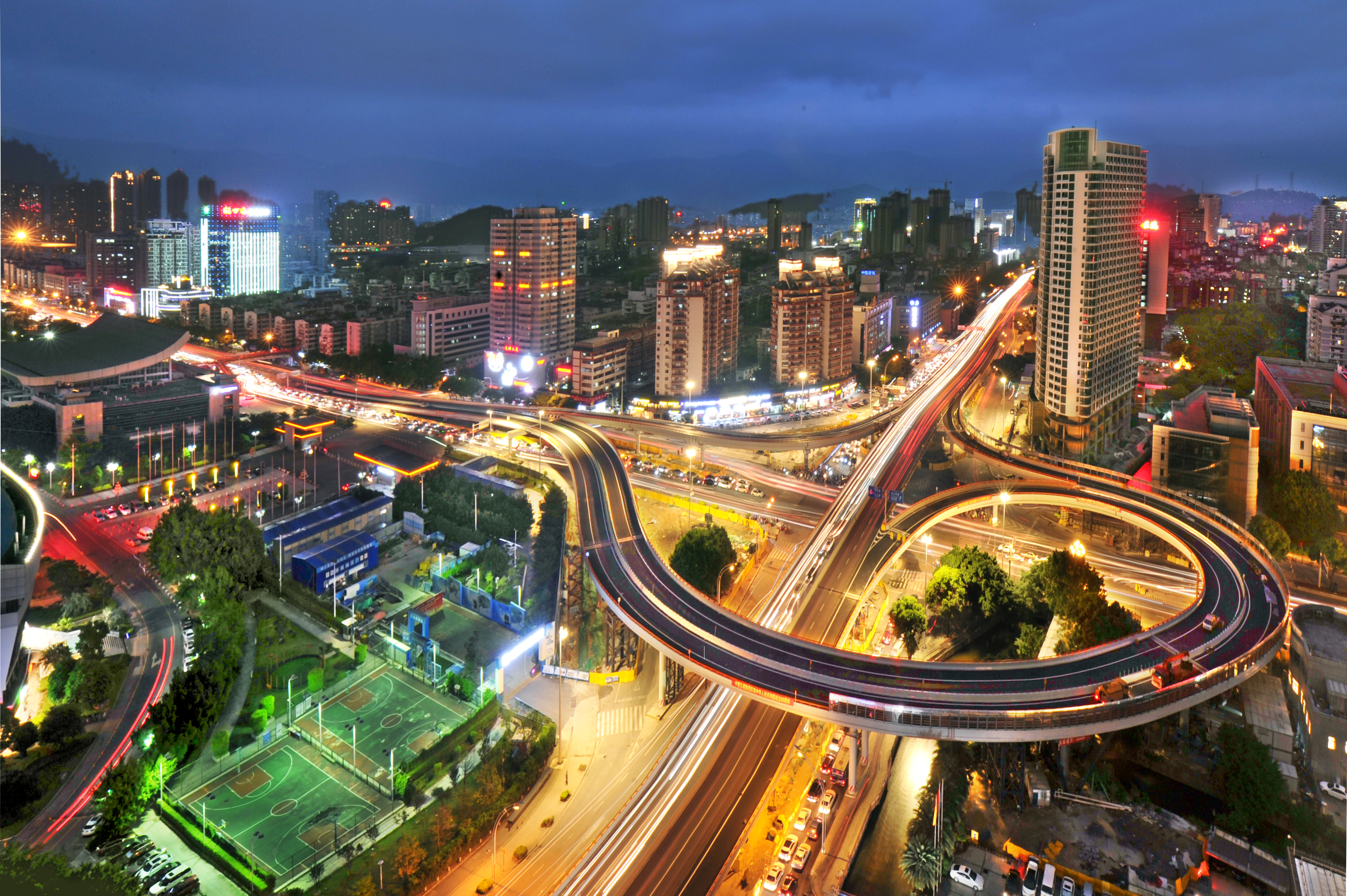 5 福州市二环五四路口互通立交.JPG