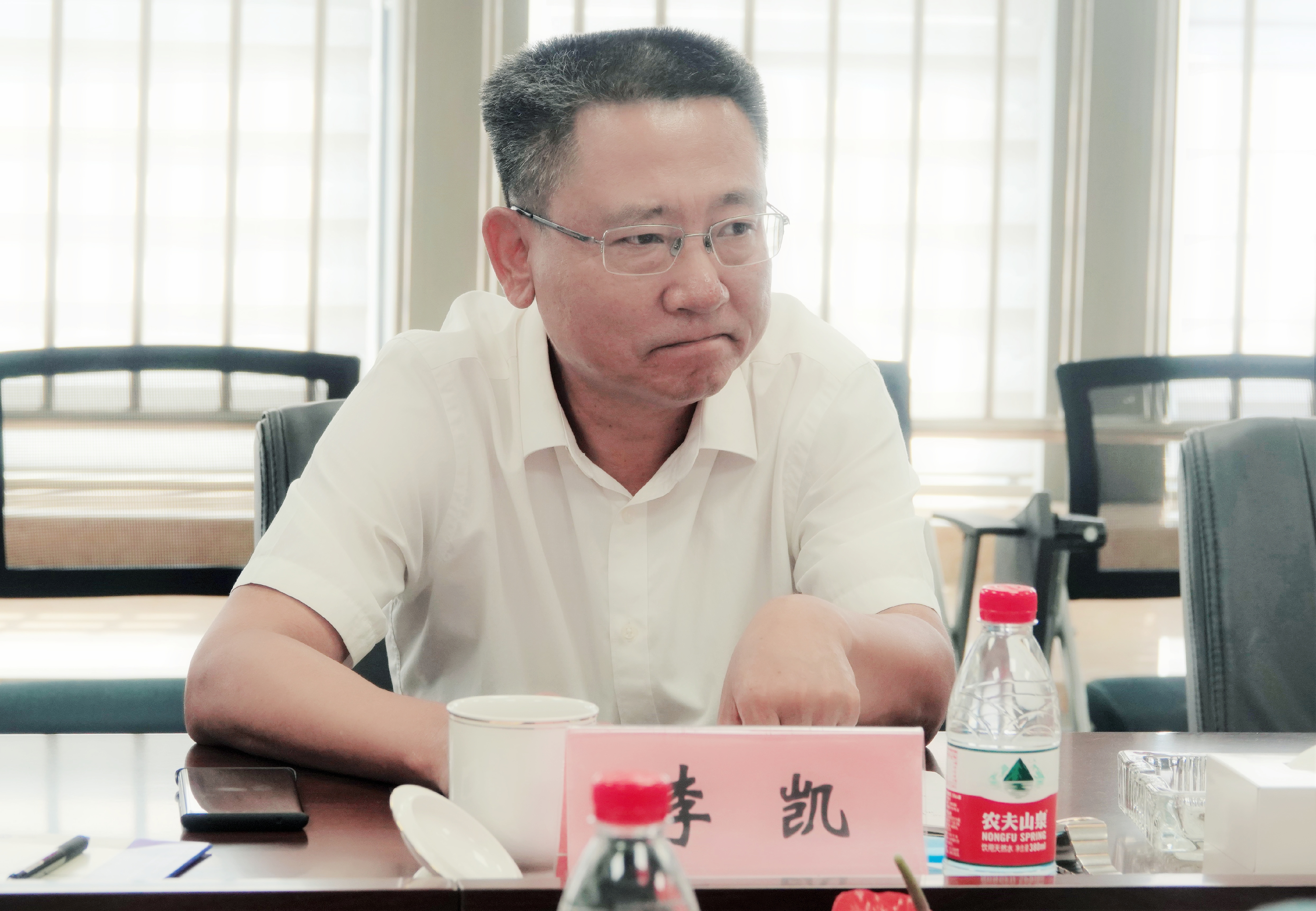 李凯带队到山东公司青岛分公司调研指导