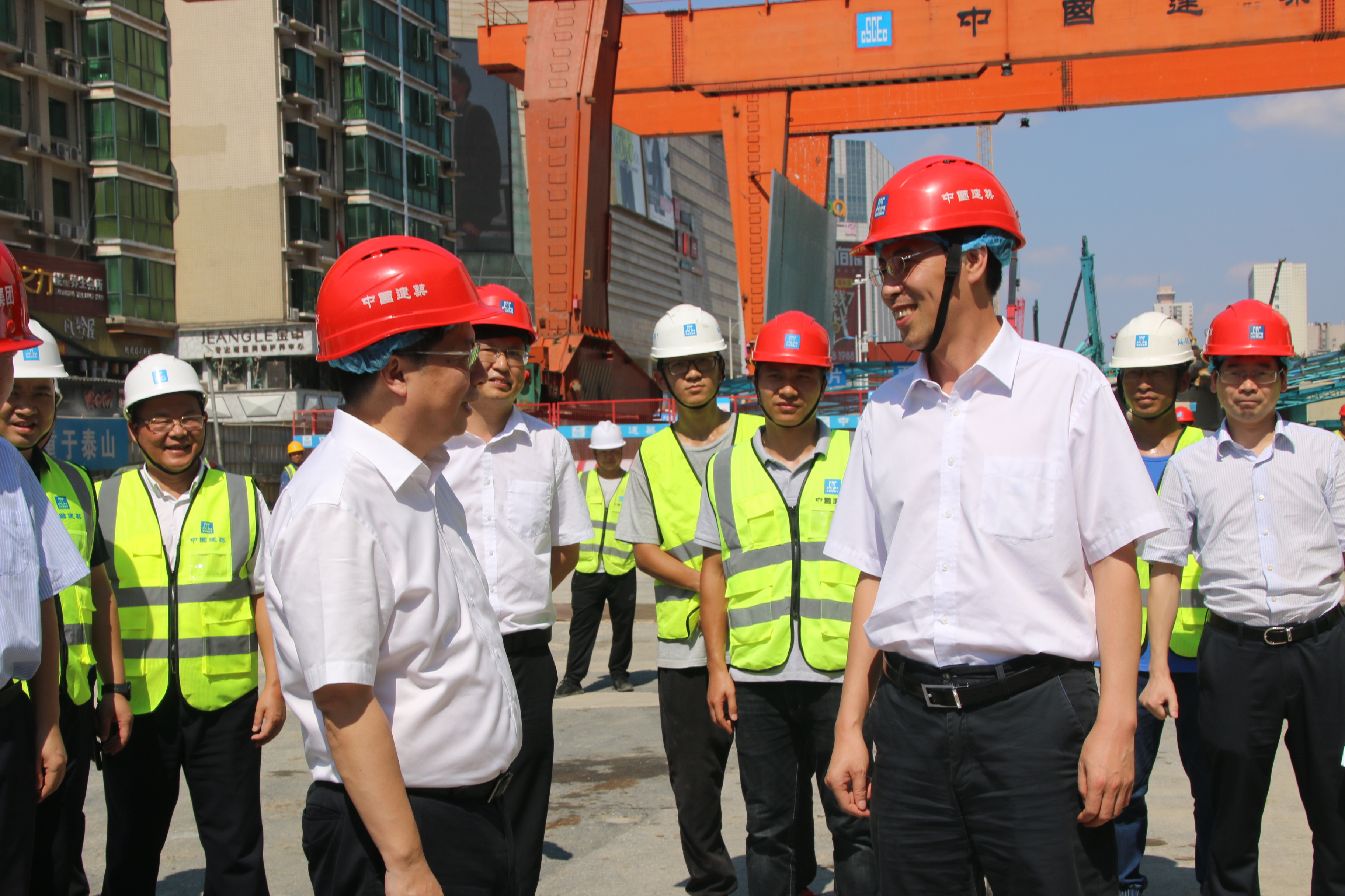湖南省委常委,长沙市委书记胡衡华到长沙地铁6号线白鸽