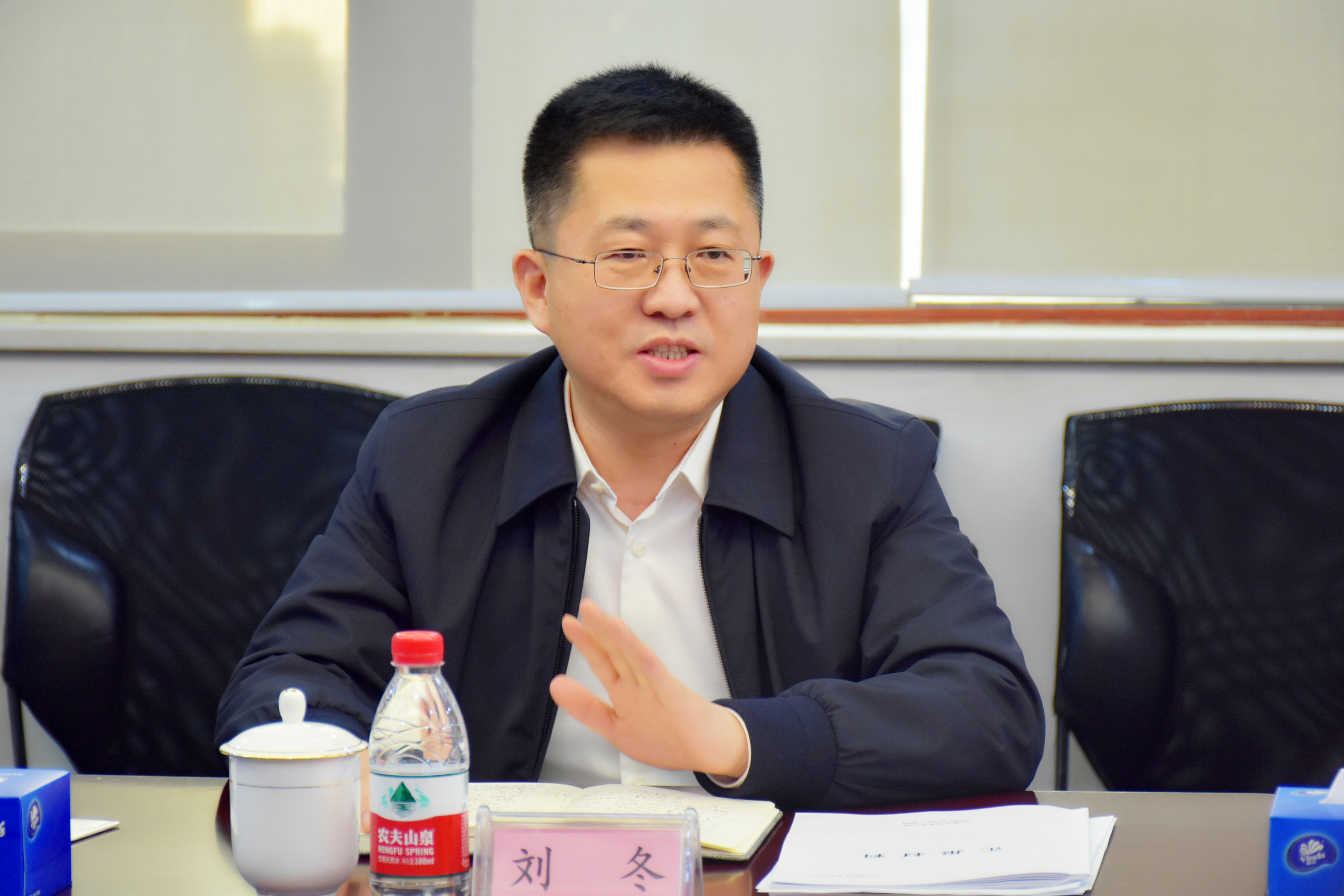 3月16日,中建五局党委副书记,董事,总经理刘冬到东北公司开展专题调研