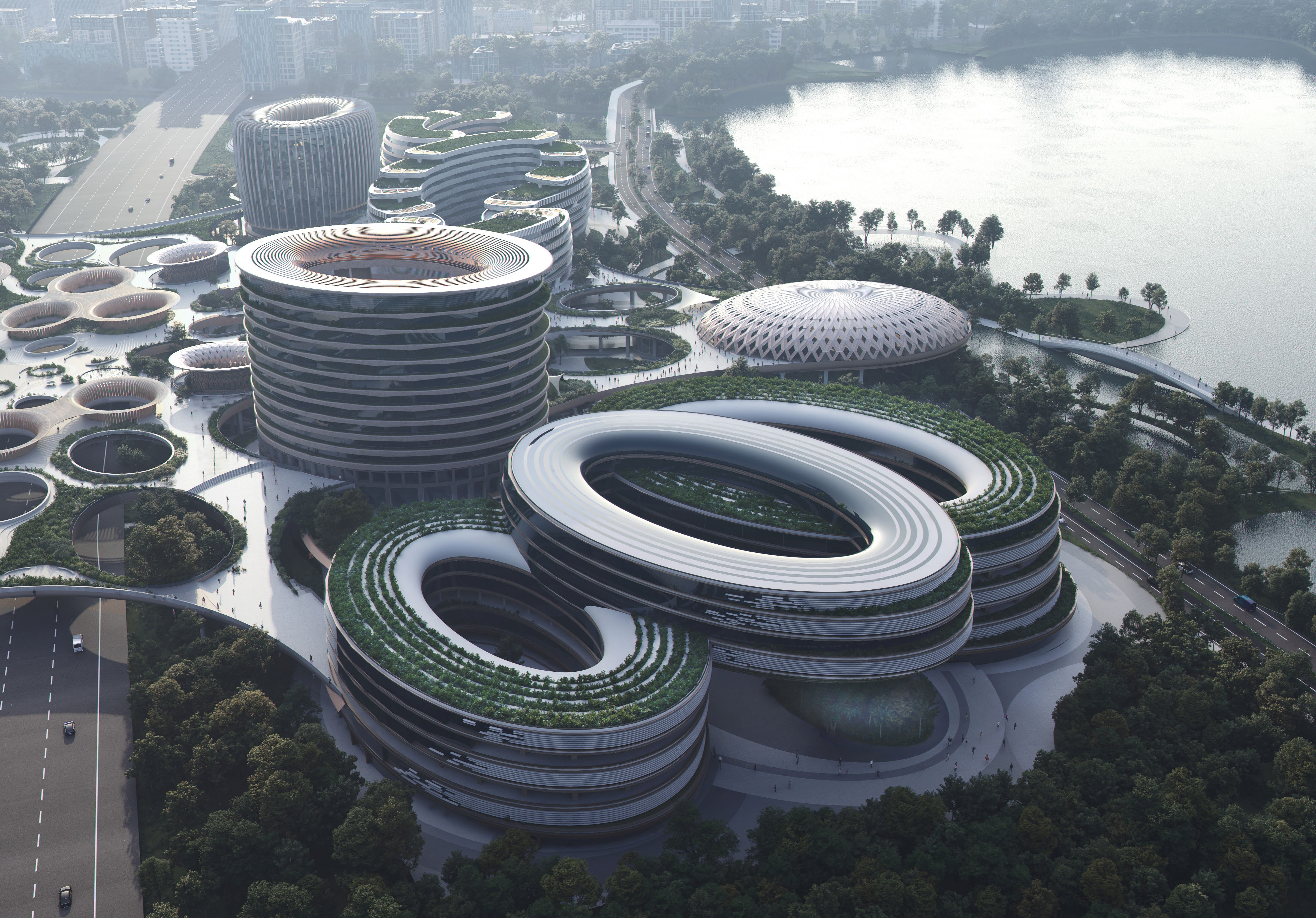 5-1号楼东北侧鸟瞰图.jpg 5-1号楼东北侧鸟瞰图.jpg