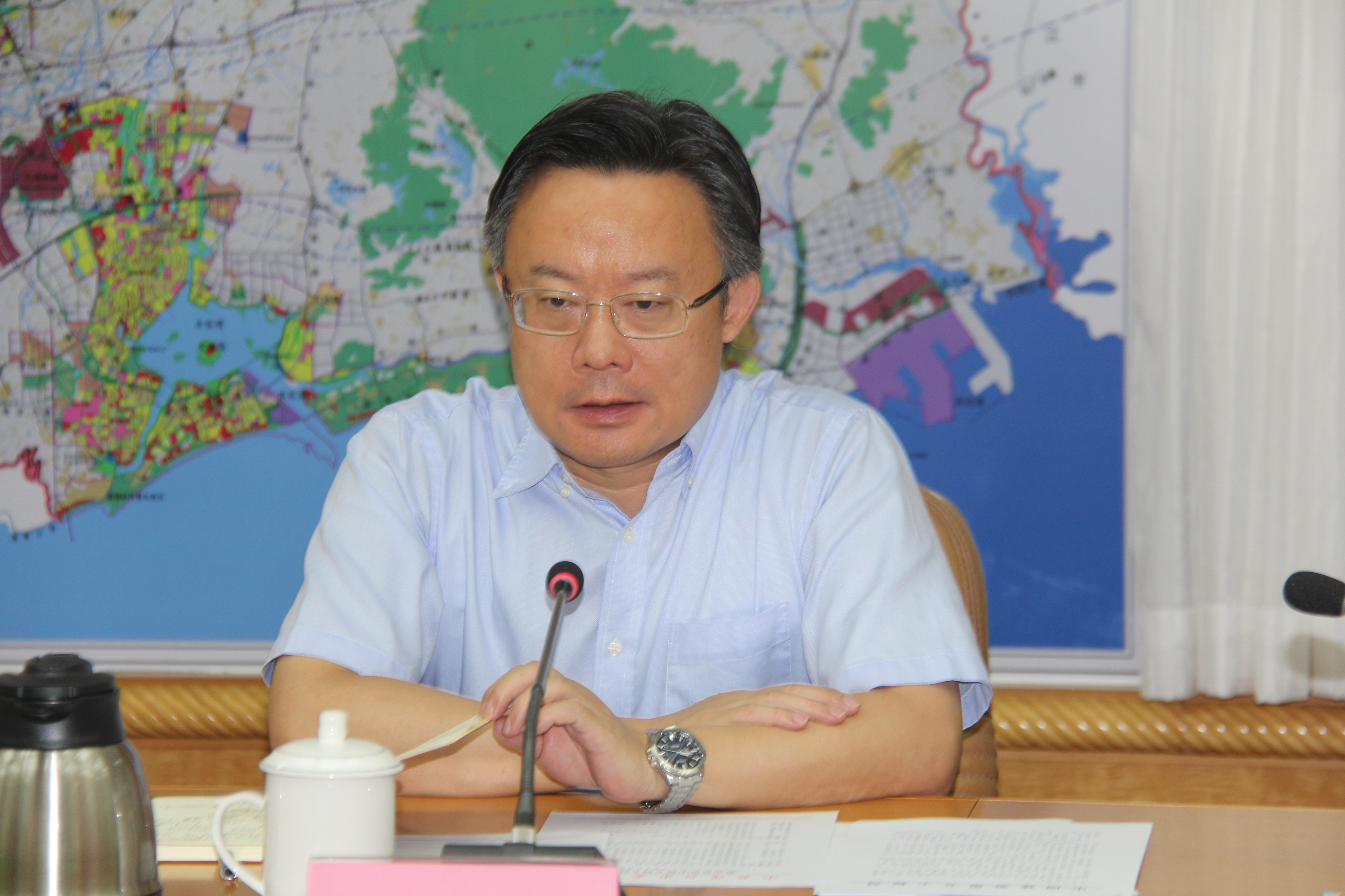 67田卫国拜会茂名市委书记市人大常委会主任许志晖