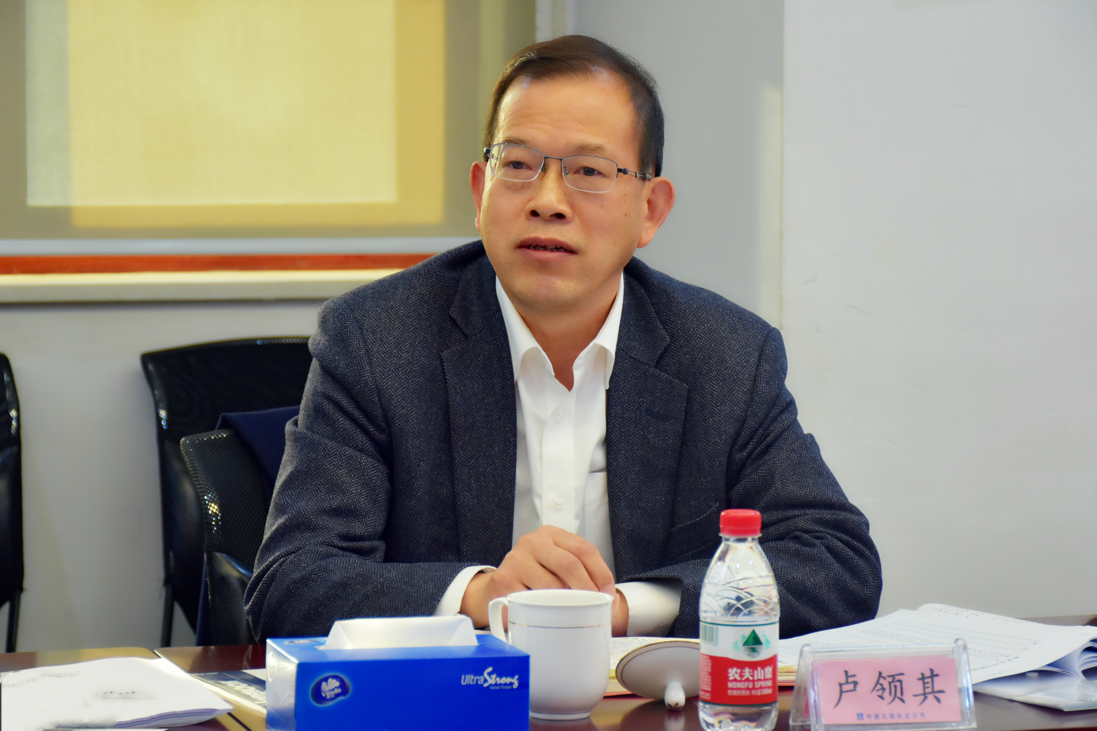 3月16日,中建五局党委副书记,董事,总经理刘冬到东北公司开展专题调研