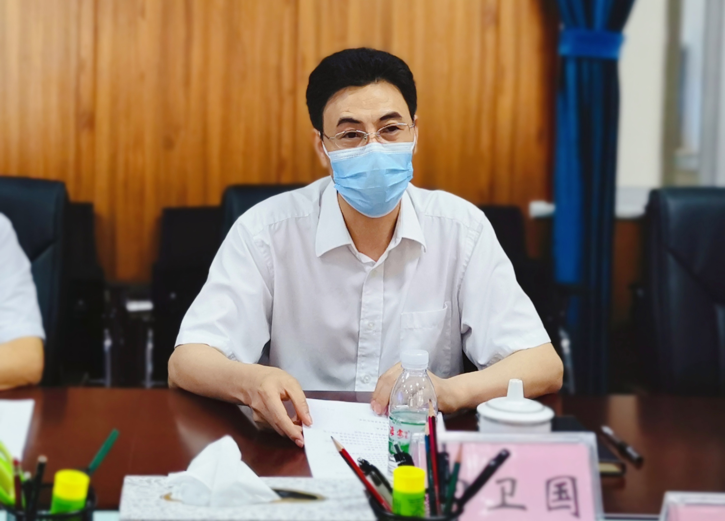 田卫国拜访广西体育局党组书记,局长李泽