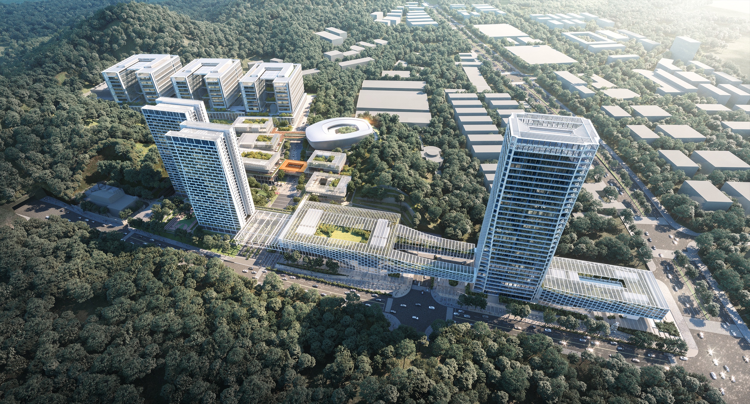 国家重点不二幕墙中标鹏城实验室项目